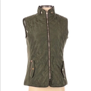 Cavalini small olive green hunting puffer vest